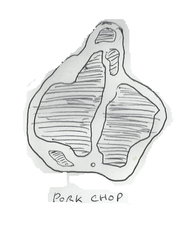 pork chop drawing